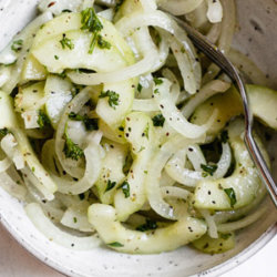 Marinated Onion and Cucumber Salad photo