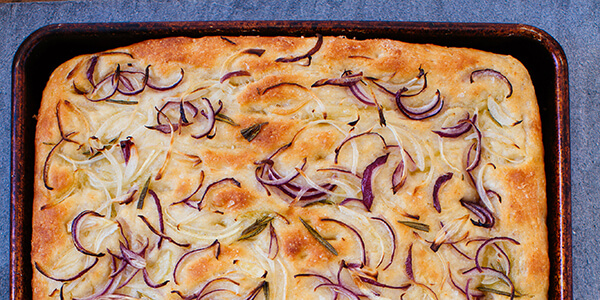 Onion and Rosemary Focaccia National Onion Association
